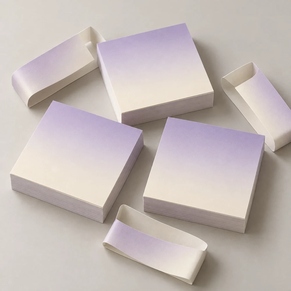 Dusk Desk Trio, 3 square pads, blank paper