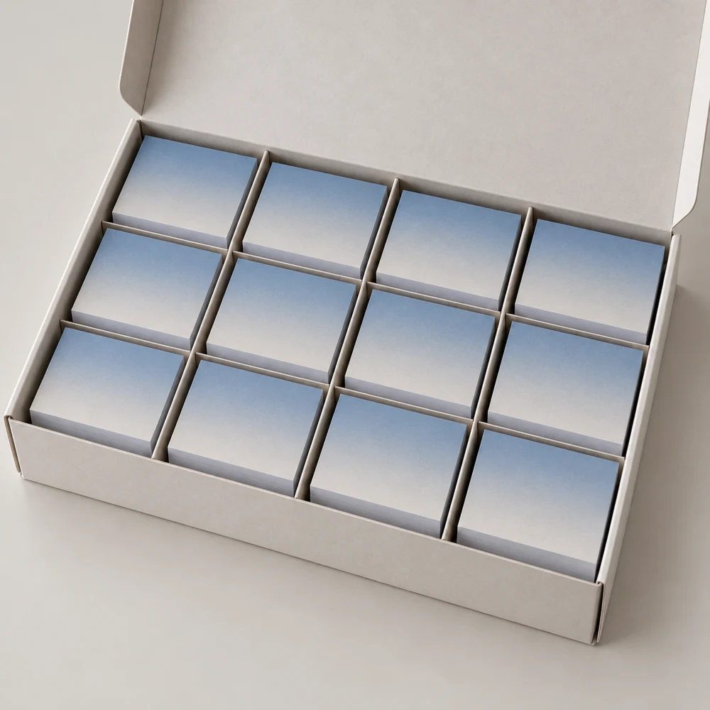 Coast Office Library, 12 rectangular pads, blank paper