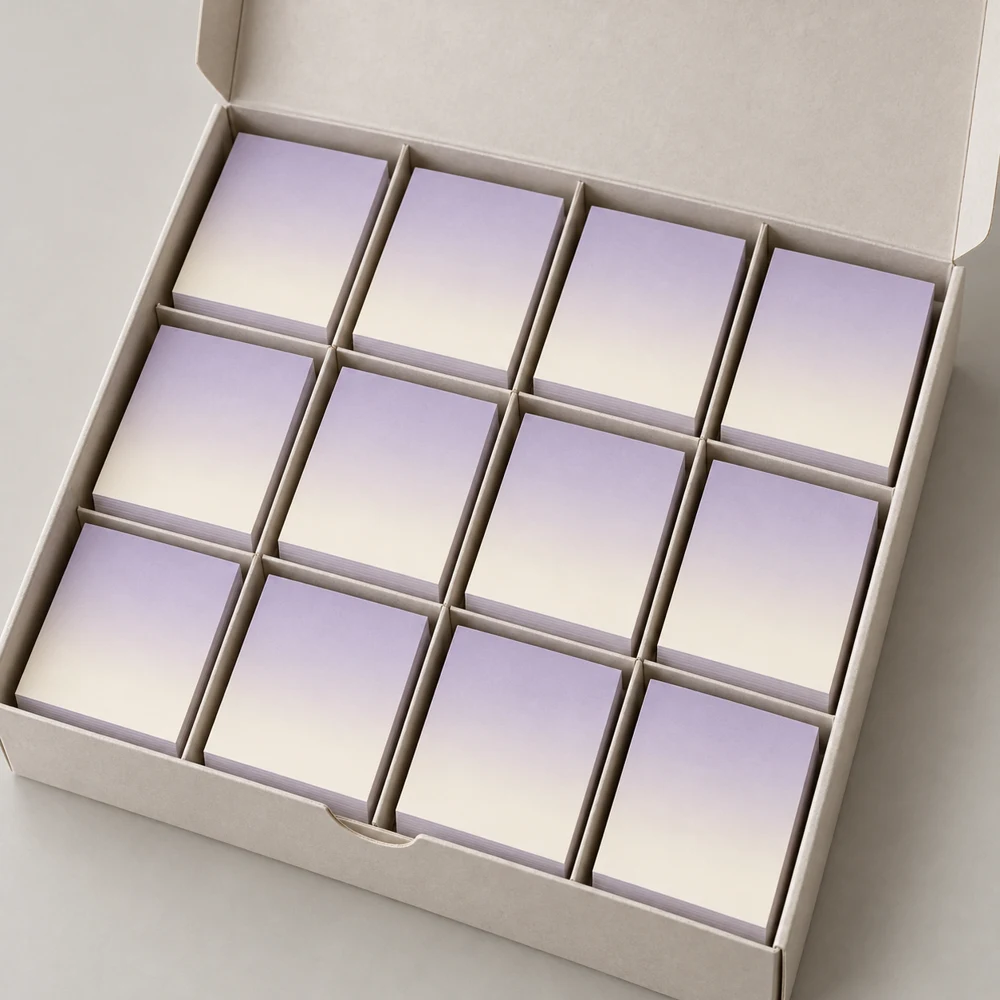 Dusk Office Library, 12 rectangular pads, blank paper